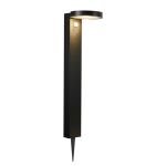 Nordlux Solar Illuminazione da giardino Rica Il Giro Acciaio Inossidabile Nero 4.5W 400lm - 830 Luce Calda -  | Sensore di Movimento e Luce