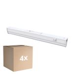 Confezione Multipack 4x Noxion Reglette LED Batline V2.0 4W 480lm - 830-865 CCT | 30cm
