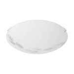 Eglo Parete e Luce da soffitto Mars Acciaio Bianca | IP20 - Adatto per 1x E27 