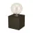 Eglo Lampada Da Tavolo Prestwick 2 Acciaio Bronze | IP20 - Adatto per 1x E27 