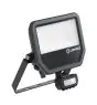 Ledvance Proiettore LED Aluminium Nero 41W 5500lm 100D - 830 Luce Calda -  | IP65 - Sensore Di Movimento E Luce - Simmetrico