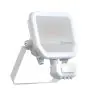 Ledvance Proiettore LED Aluminium Bianca 17W 2200lm 100D - 830 Luce Calda -  | IP65 - Sensore Di Movimento E Luce - Simmetrico