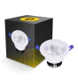 Bright Choice Downlight LED Il Giro Inclinabile 12W 960lm 60D - 930 Luce Calda -  | 110mm - Ritaglio 90mm - UGR <19
