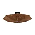 Good&Mojo Luce da soffitto Panama Rattan Marrone | Adatto per 1x E27 